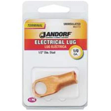 Jandorf Terminal Elec Lug 1/0 Un 3/8In 60772 3399268